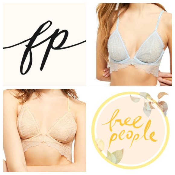 Free People Other - Free People Bundle Lucia Underwire Bra Set Lot